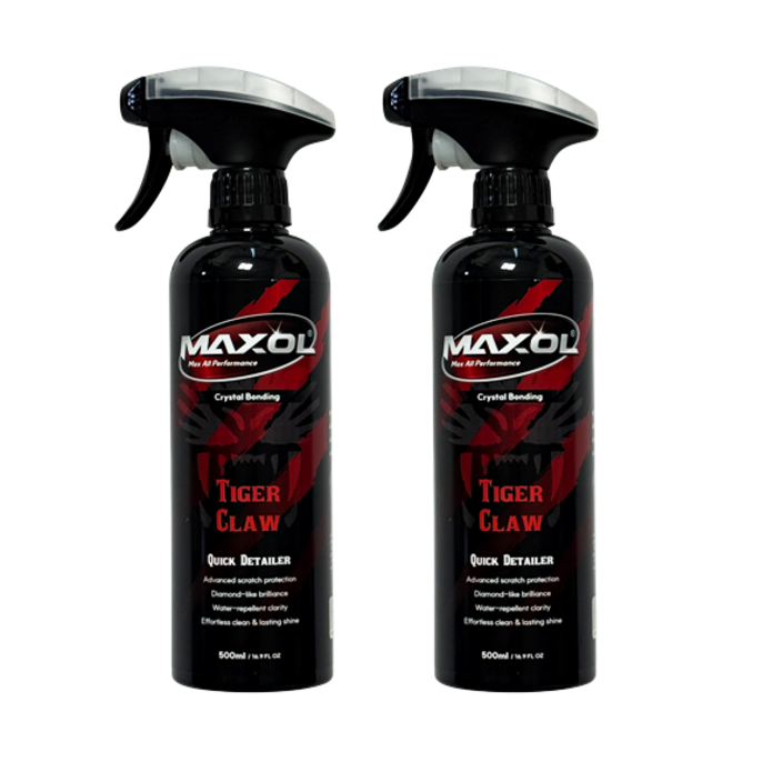 맥쏠 타이거 클루 퀵 디테일러 물왁스 광택제, 2개, 500ml