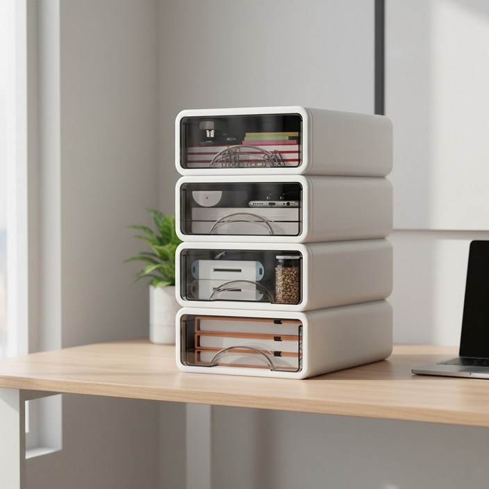책상 정리함 문구 화장품 서랍식 다용도 수납함