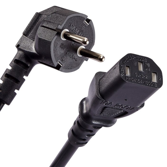 삼정 국산 AC 16A 전원케이블 파워코드, 1m, 1개 삼정 국산 AC 16A 전원케이블 파워코드, 1m, 1개