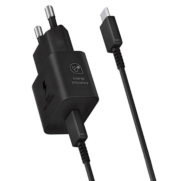 삼성전자 C타입 초고속 충전기 25W  케이블 1m 세트 PD PPS GaN