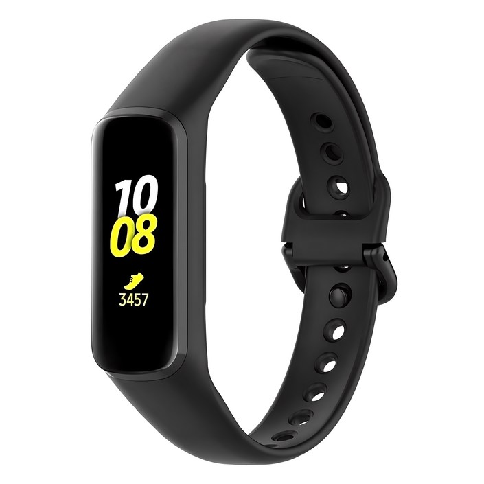 루아러블 갤럭시 핏2 시계줄 베이직 스포츠 밴드 실리콘 스트랩