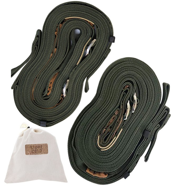 스톤콜드 캠핑타프 웨빙스트랩 메인 2p  파우치