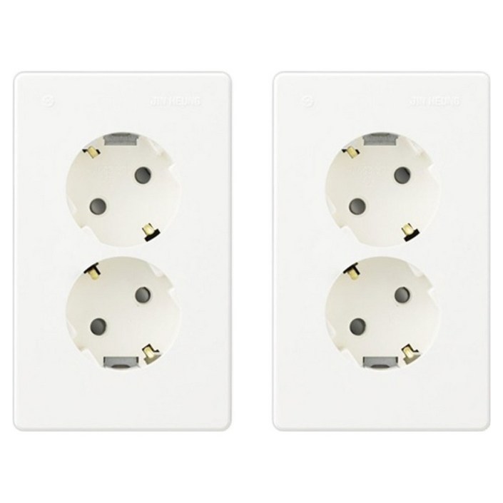 진흥전기 V시리즈 2구 콘센트, 2개