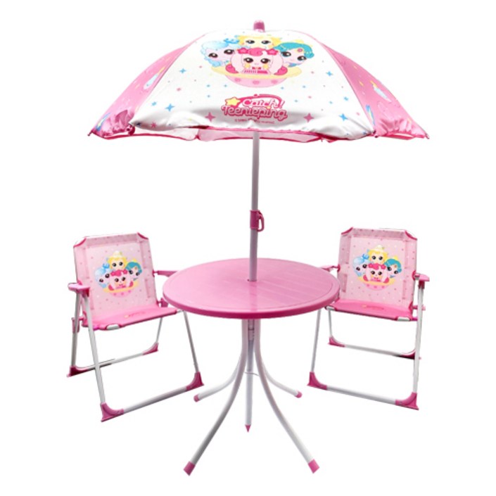 슈팅스타 캐치 티니핑 캠핑용 파라솔 체어세트