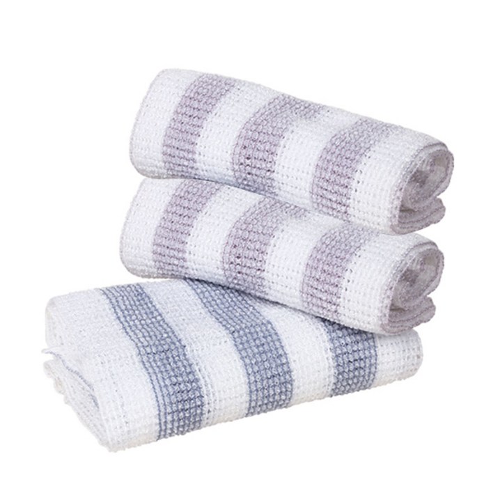 레인바스 부드러운 스트라이프 샤워타월