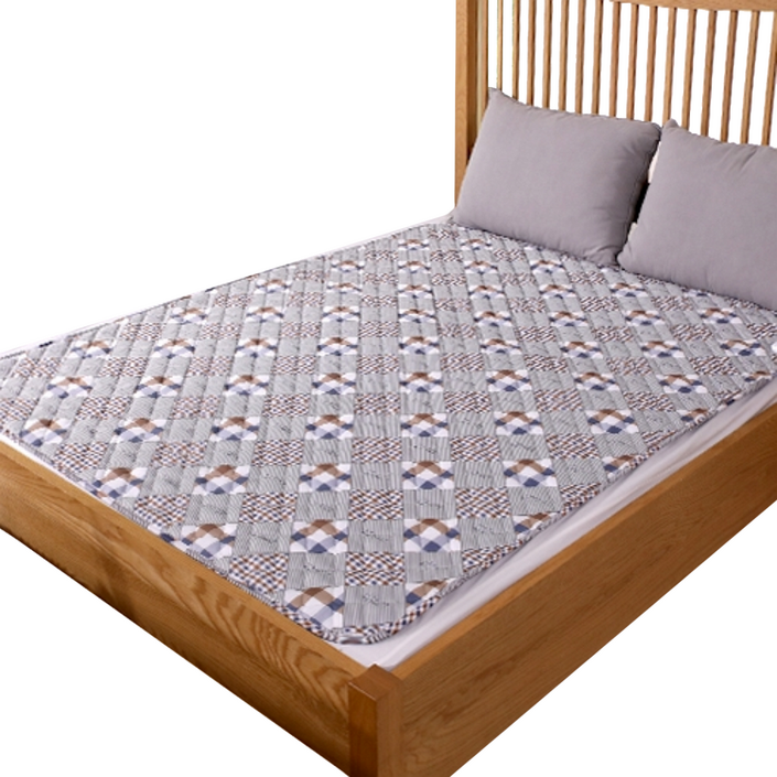 일월 모던하우스 동작감지 카본매트 격자 무늬 1인용 IWKM28SST