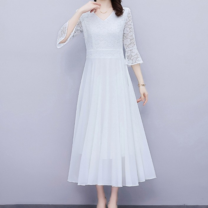 아뗄릭 로즐링 쉬폰 브라이덜 원피스 02099 빅사이즈 포함