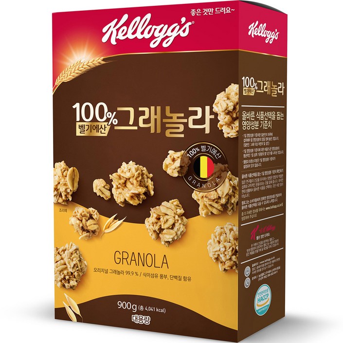 켈로그 100 벨기에산 그래놀라 시리얼 켈로그 100 벨기에산 그래놀라 시리얼