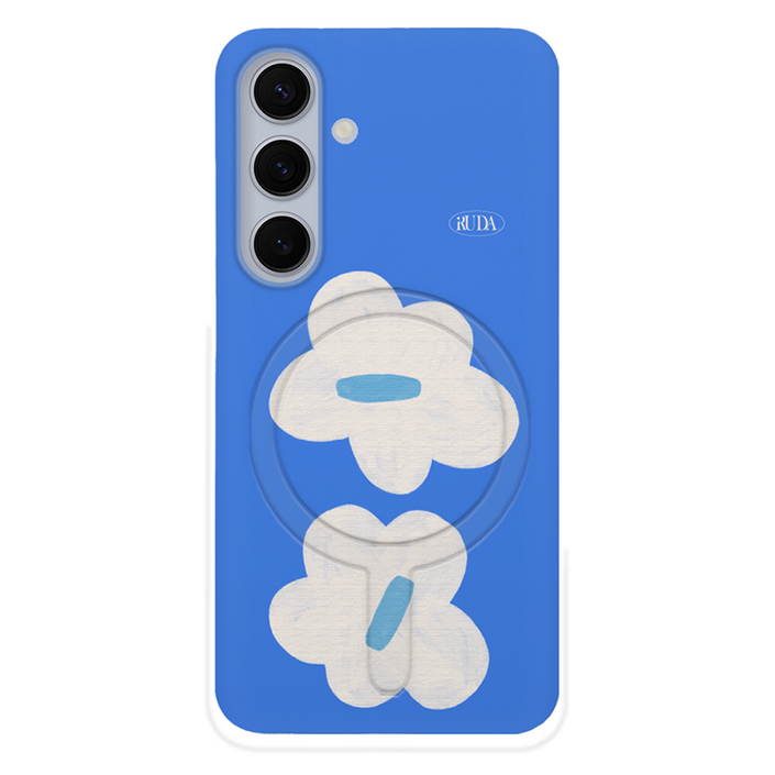 iRUDA 컬러 플라워 맥세이프 하드 휴대폰 케이스