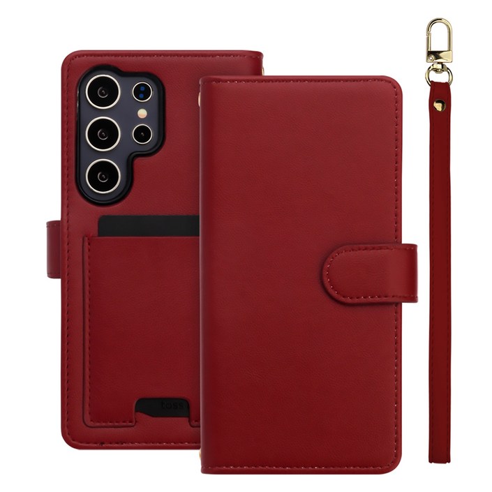 아이수트 스트랩 다이어리 백포켓 휴대폰 케이스