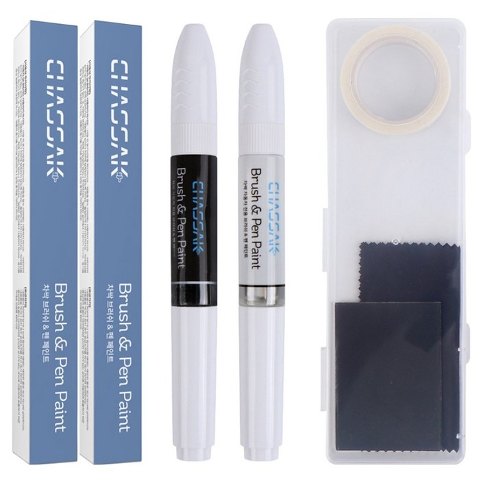 차싹 기아 순정형 자동차 붓펜 페인트 컬러  투명  전용키트