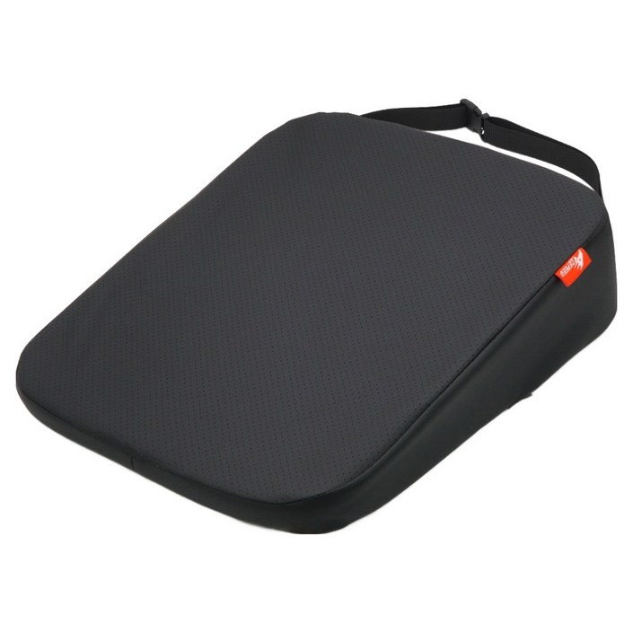 에이스피드 차량용 높이조절 방석 10cm, 1개, 가죽 블랙