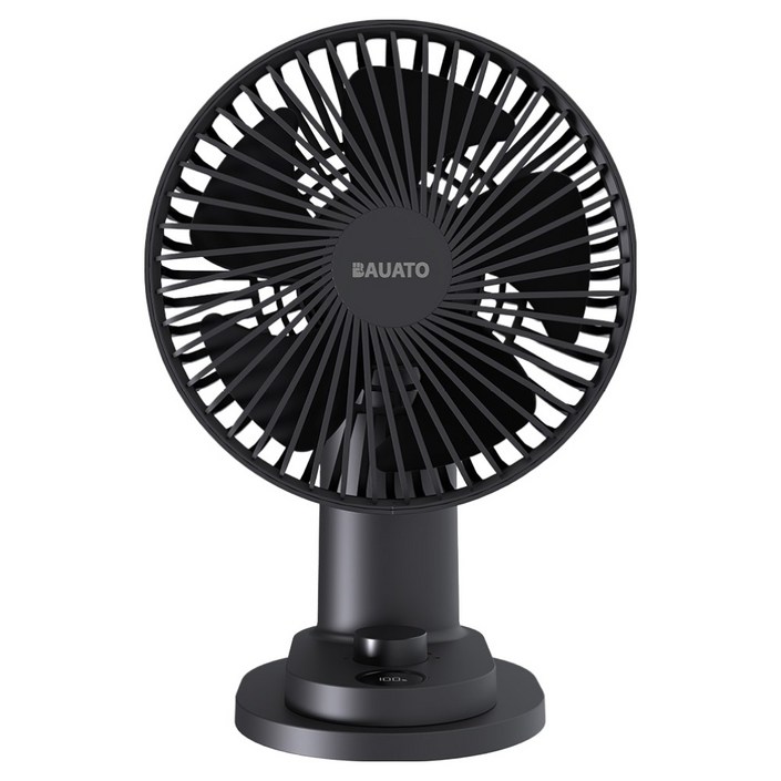 바우아토 무선 저소음 자동 회전 소형 집게 틈새 탁상용 선풍기 DB0501