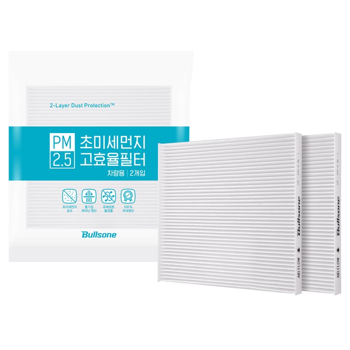 불스원 고효율 에어컨 필터 7호 2p, 1개, 단일상품