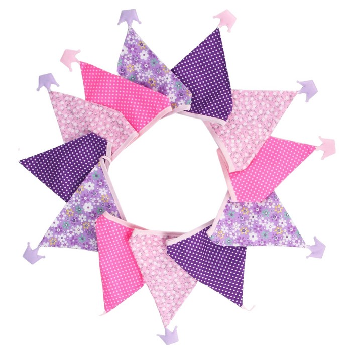 오펠리어 삼각형 깃발 가랜드, SJQ003