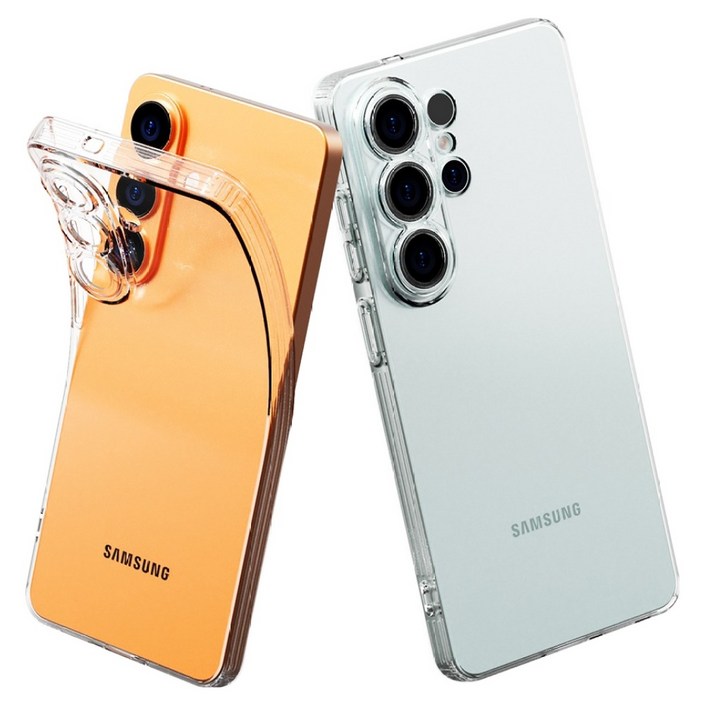 더블유케이스 황변방지 카메라 프로텍터 슬림 젤리 휴대폰 케이스