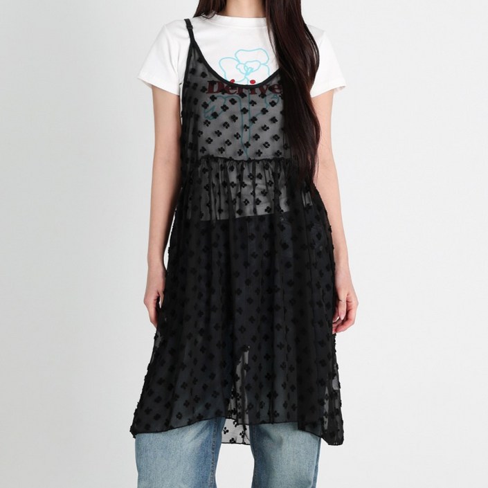 닷이프 여성용 레이어드 민소매 원피스 D2630241B