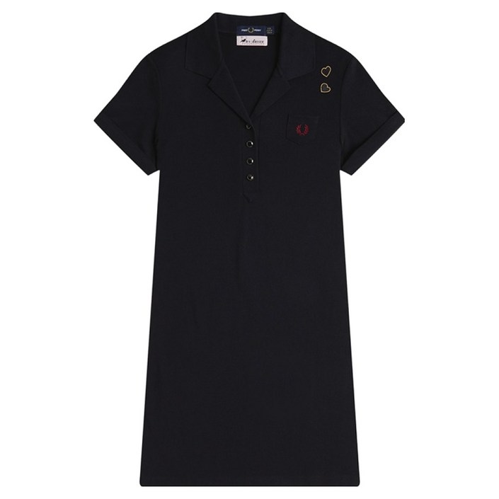 프레드페리 Pocket Detail Pique Dress SD9107