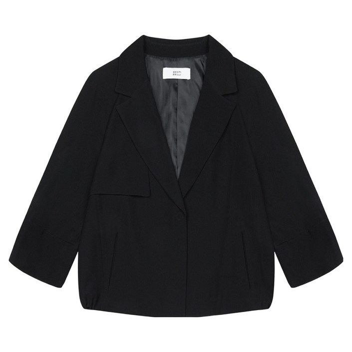 베스띠벨리 여성용 소매 스트랩 스트링 자켓 BKJAC2119