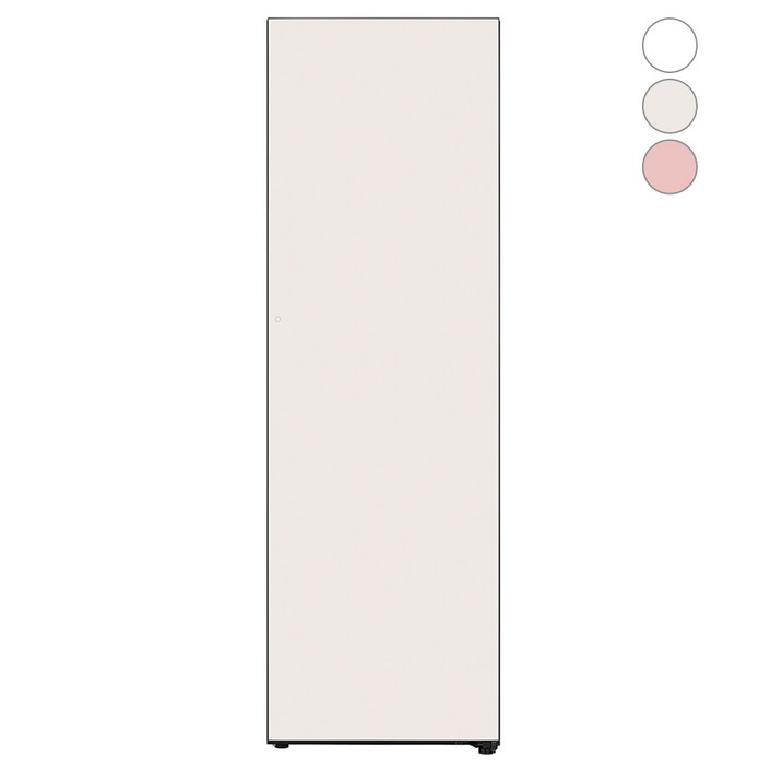 [색상선택형] LG전자 컨버터블 패키지 오브제컬렉션 냉장전용고 오토도어 글라스 324L X322AA3 1