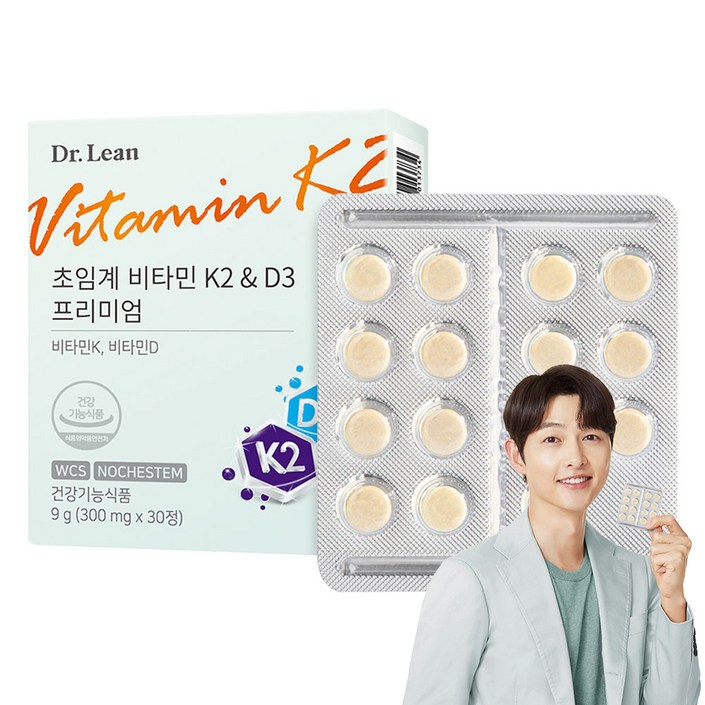 닥터린 초임계 비타민K2 D3 프리미엄, 30정, 1개