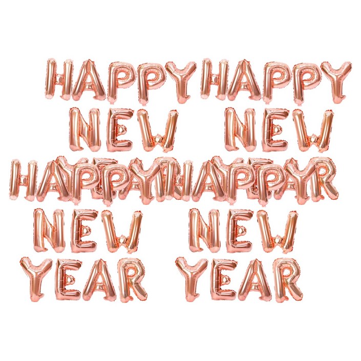 스투피드HAPPY NEW YEAR 은박 풍선 세트