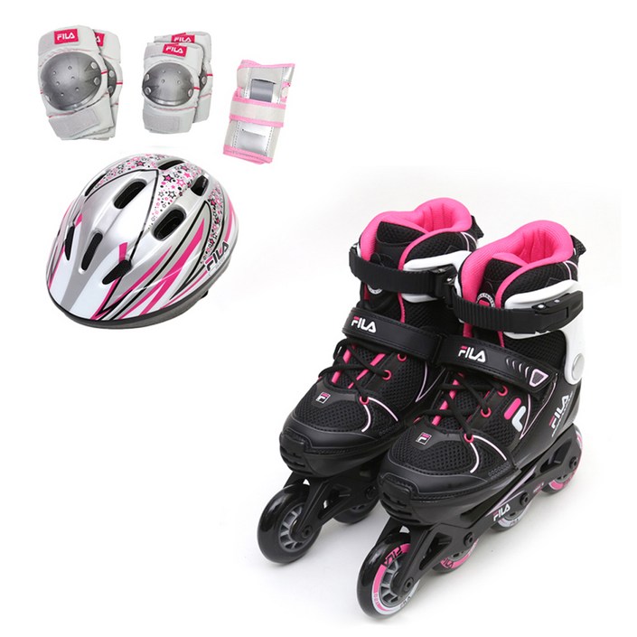 휠라 인라인롤러스케이트 X-ONE 보라매 콤보, 핑크마젠타, 1개