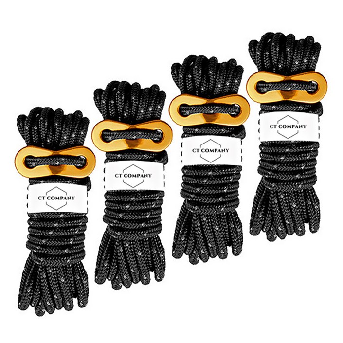 씨티컴퍼니 텐트 로프 스트링 4개입 세트