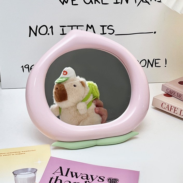 귀여운 미니 접이식 탁상 거울