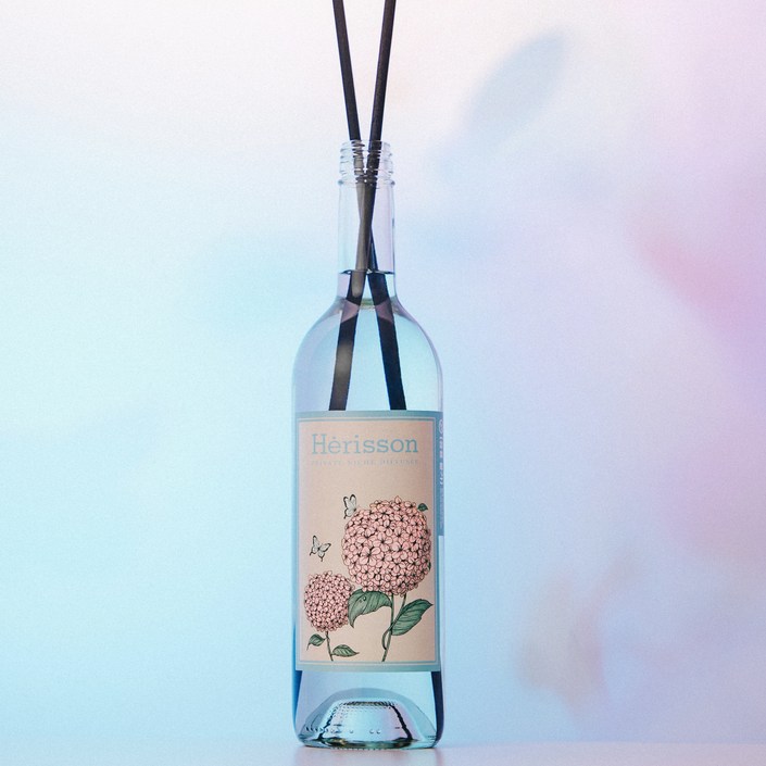 에리쏭 대용량 와인병 디퓨저 750ml, 오르텐시아 섬유유연제 수국향, 750ml, 1개