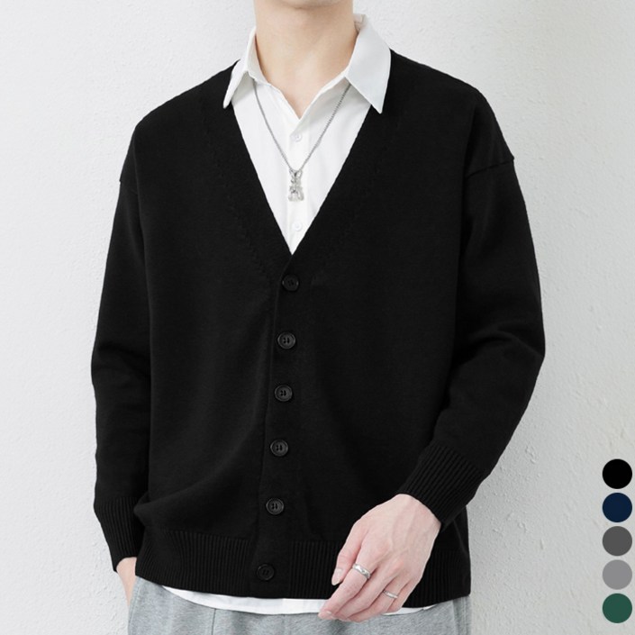 턴키 니트 클래식 가디건 AJ1231