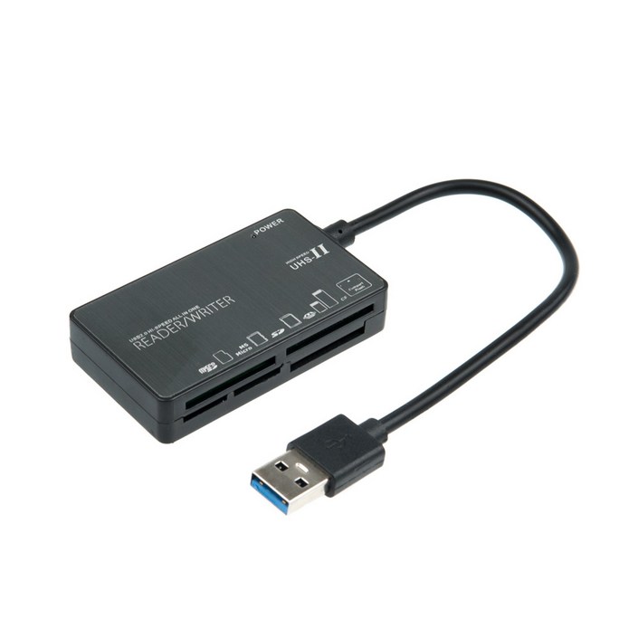 컴스 USB 3.0 외장형 올인원 멀티 카드리더기