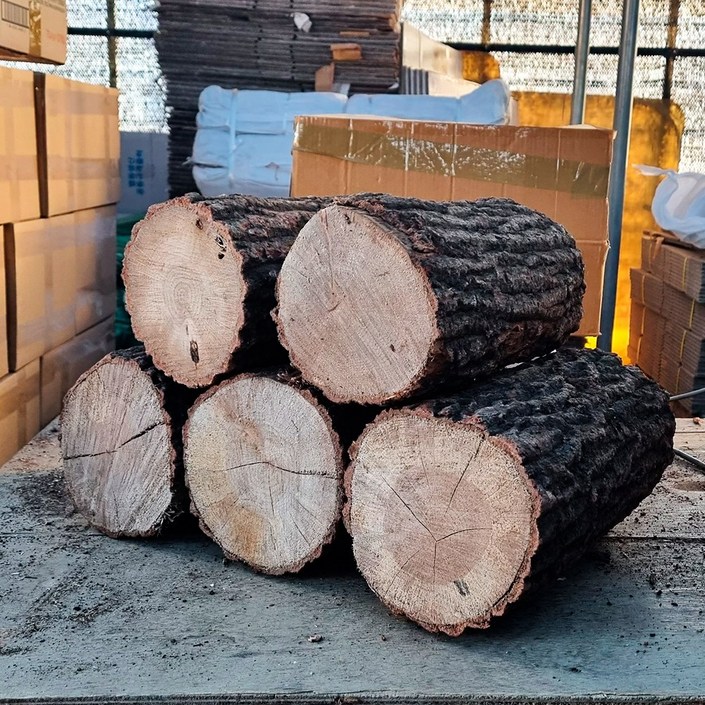 통나무장작 20kg 국내산 참나무 난로용