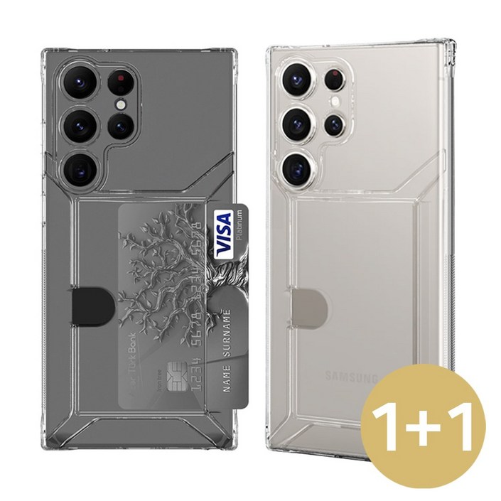 갤럭시S24 카드 케이스 11 투명 젤리 실리콘 S24S24울트라S24플러스