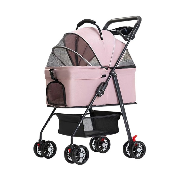 접이식 분리식 반려동물 이동 카트 강아지유모차