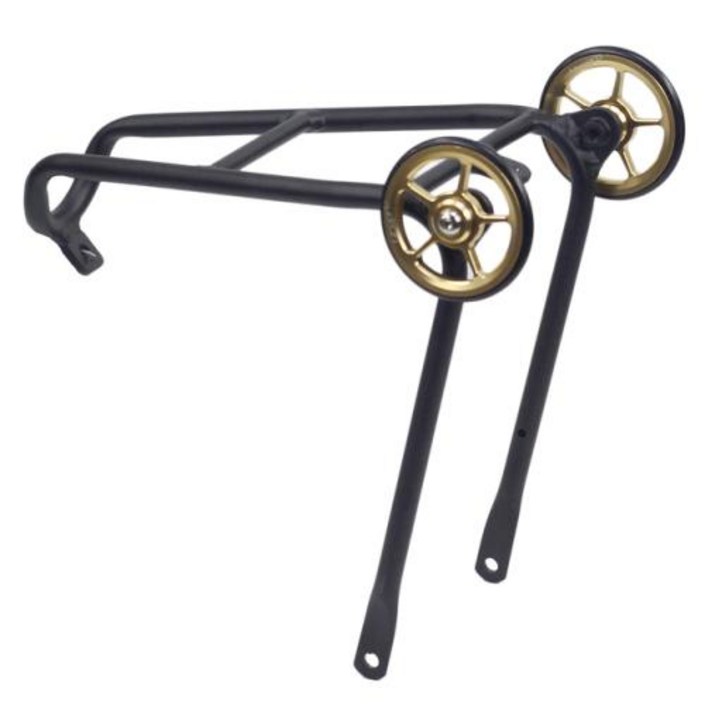 짐받이 Brompton 3SIXTY PIKES 접이식 자전거용 합금 후면 선반 Q 랙, 이지휠 포함, 경량 후면 랙 150g