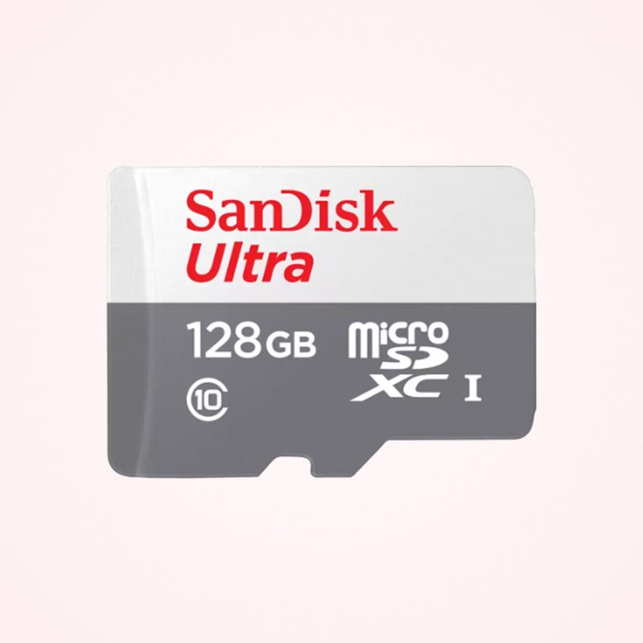 샌디스크 울트라 마이크로SD SDSQUNS128G, 128GB, 1개