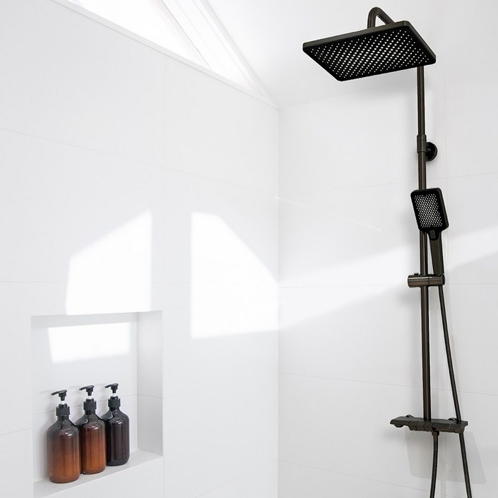 욕실 빗줄기 욕조 샤워 수전 화장실 피아노 레인 샤워기 교체, 1개, 그레이 피아노 해바라기수전