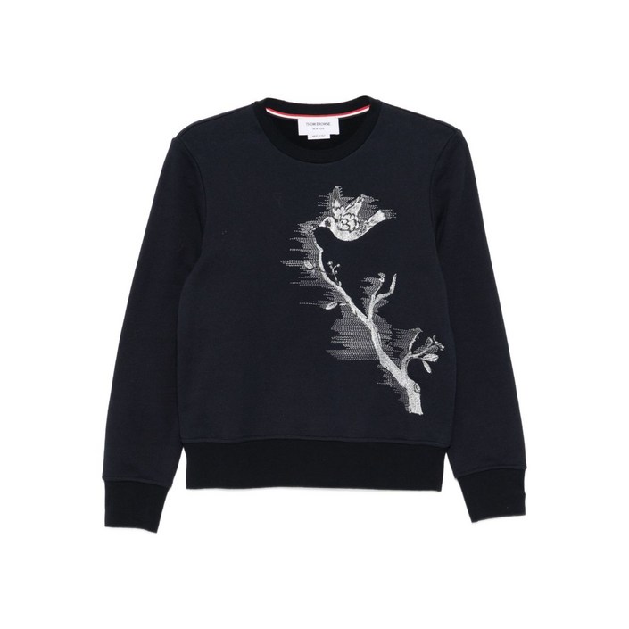 톰 브라운 자수 스웨트셔츠