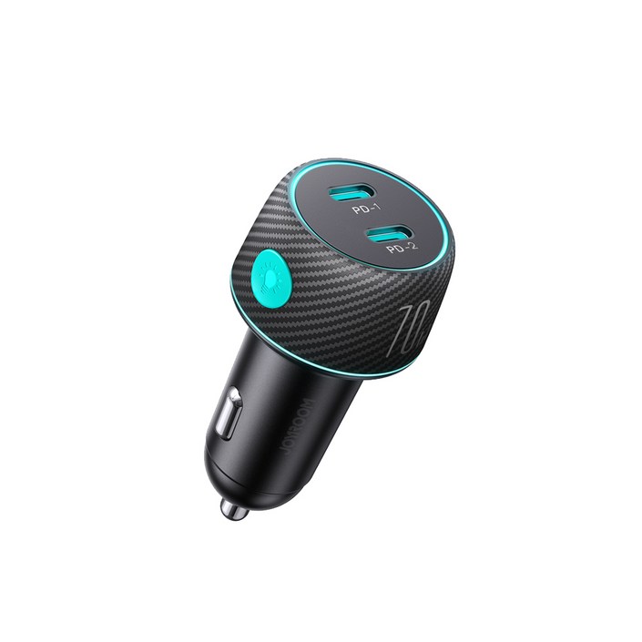 에어그립 조이룸 7X 엠비언트라이트 차량용 초고속 충전기 70W 60W PD 급속 2포트