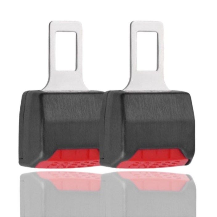 올굿카 안전 벨트 연장 클립, 2개, 블랙