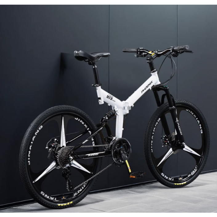 [바이크웨이] 접이식 산악 자전거 MTB A형 가벼운 입문용 휴대용 출퇴근 산악자전거