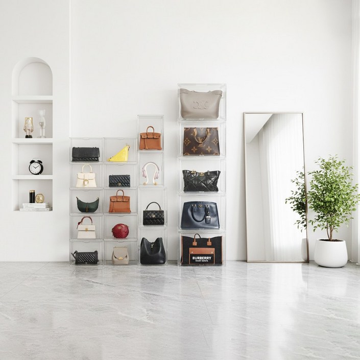 1미터 가방보관함 투명 아크릴 명품 가방정리함