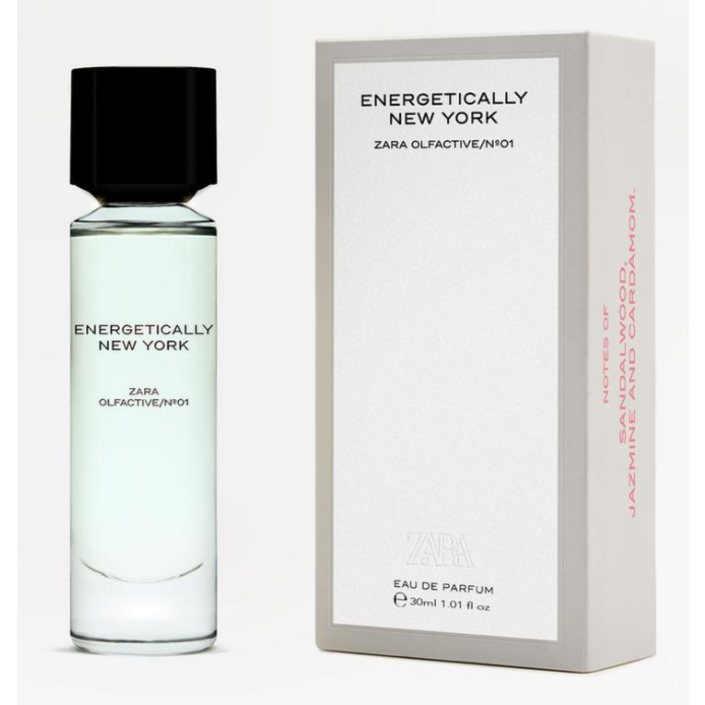 ZARA ENERGETICALLY NEW YORK EDP 30ML (1.01 FL. OZ).