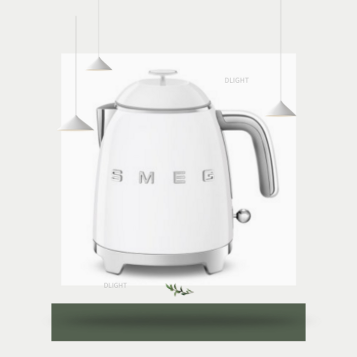 당일발송 스메그 전기포트 KLF05 화이트, 크림, 레드, 파스텔그린, 핑크