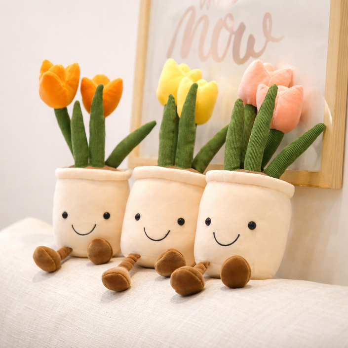 지금도착 인테리어소품 방꾸미기 생일선물 집들이선물 개업선물 개원선물 사무실선물 튤립인형