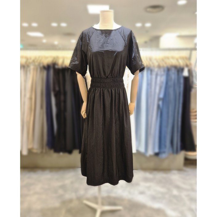 플라스틱아일랜드 스티치 라글란 원피스 PP2WO589