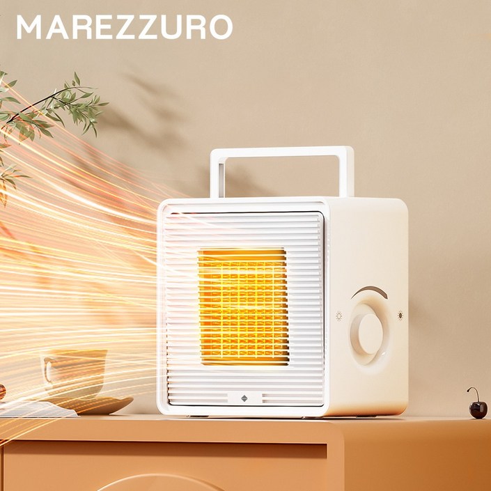 마레주로 가정용 PTC 미니 온풍기 전기히터 캠핑 난방기 무소음