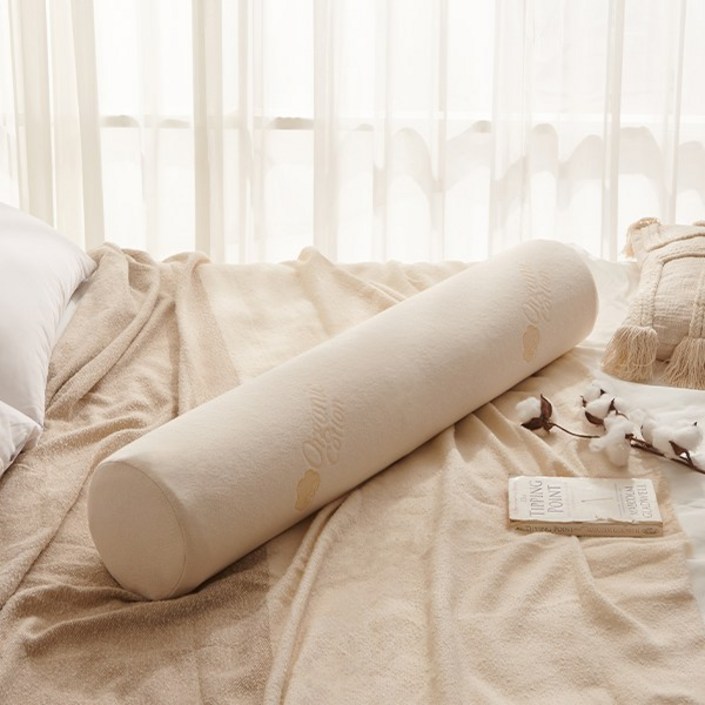 삼익가구데이 오가닉 일자형 천연 라텍스 바디필로우 쿠션, 아이보리