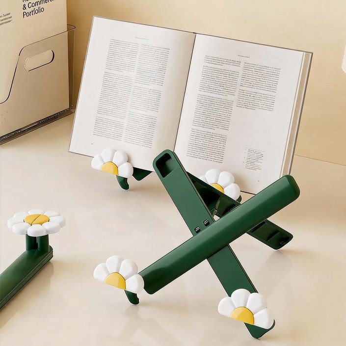 YOPENCE 초경량 접이식 독서대 책받침대 휴대용 아이패드 거치대